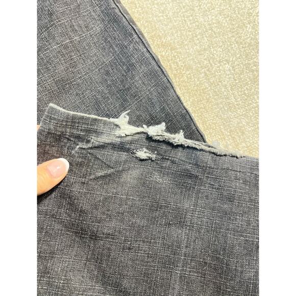 Southpole Men’s 48 Black Wide-Leg Baggy Denim Jeans Streetwear Y2K Hip Hop Urban - Picture 8 of 11